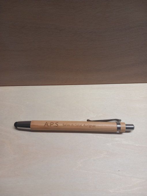 Gravure sur stylo - Bamboo