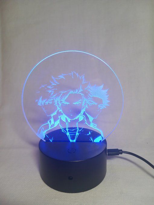 Gravure sur lampe
